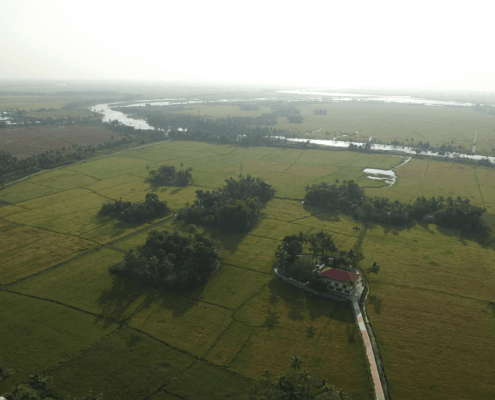 aerial view ayurvedic center